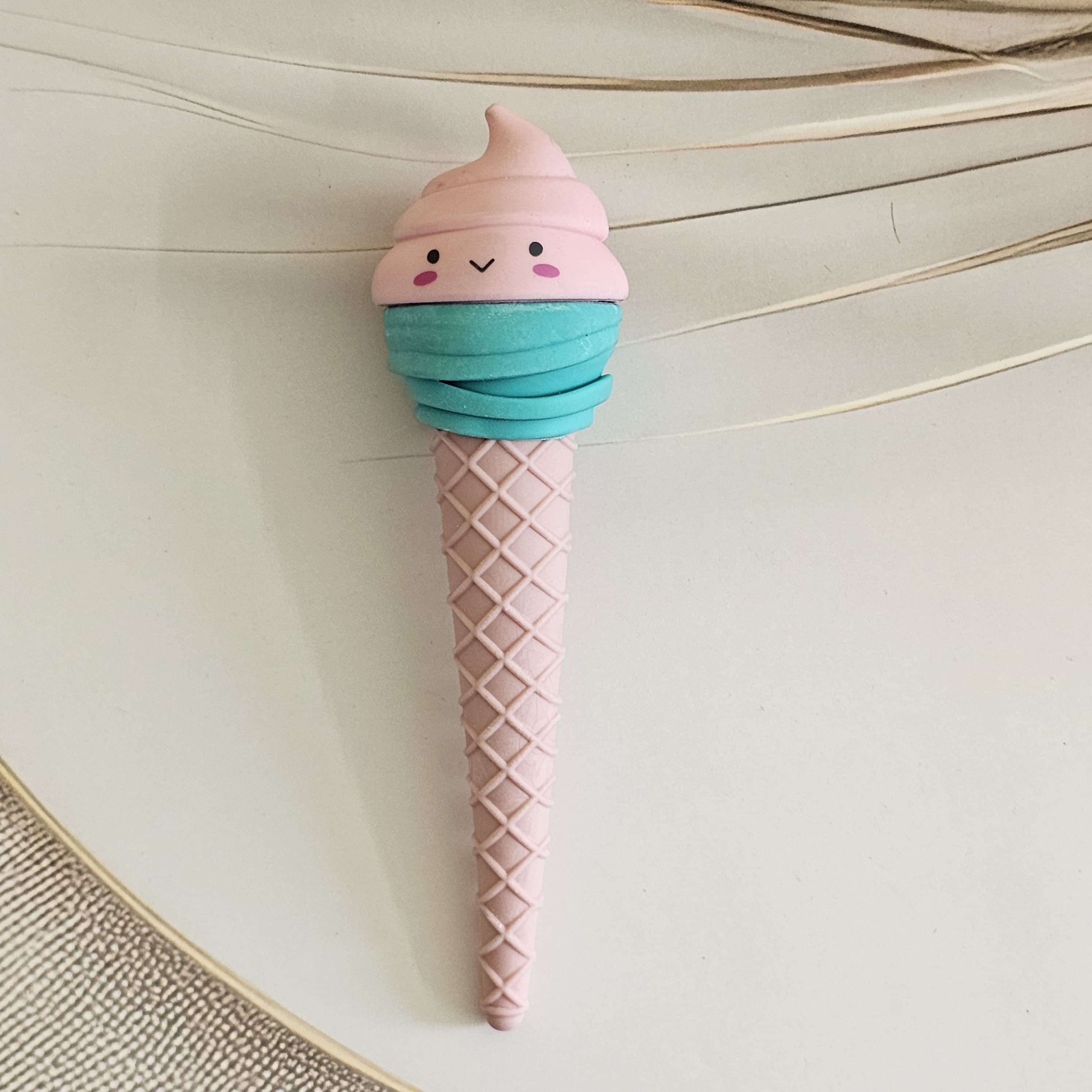 Cute ice cream shaped erasers for kids, novelty stationery, fun school supplies, shop at www.usmile.toys